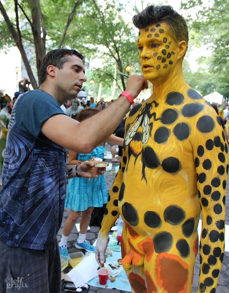 Bodypainting 2015 day of artists the nyc 