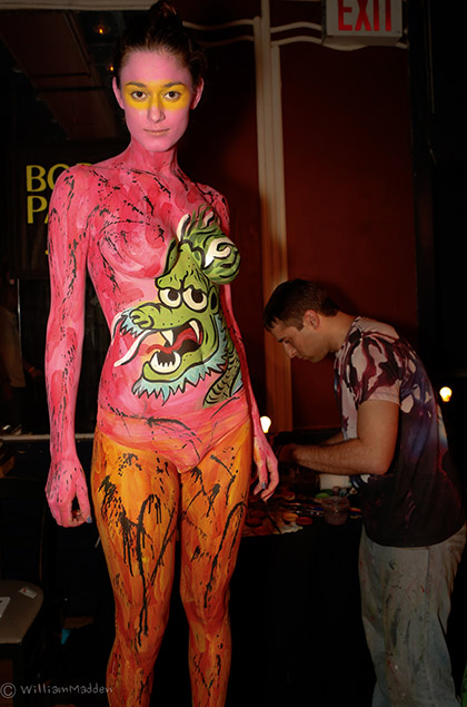 ArtBattles U NYC, Webster Hall, Bodypaint, Body Paint