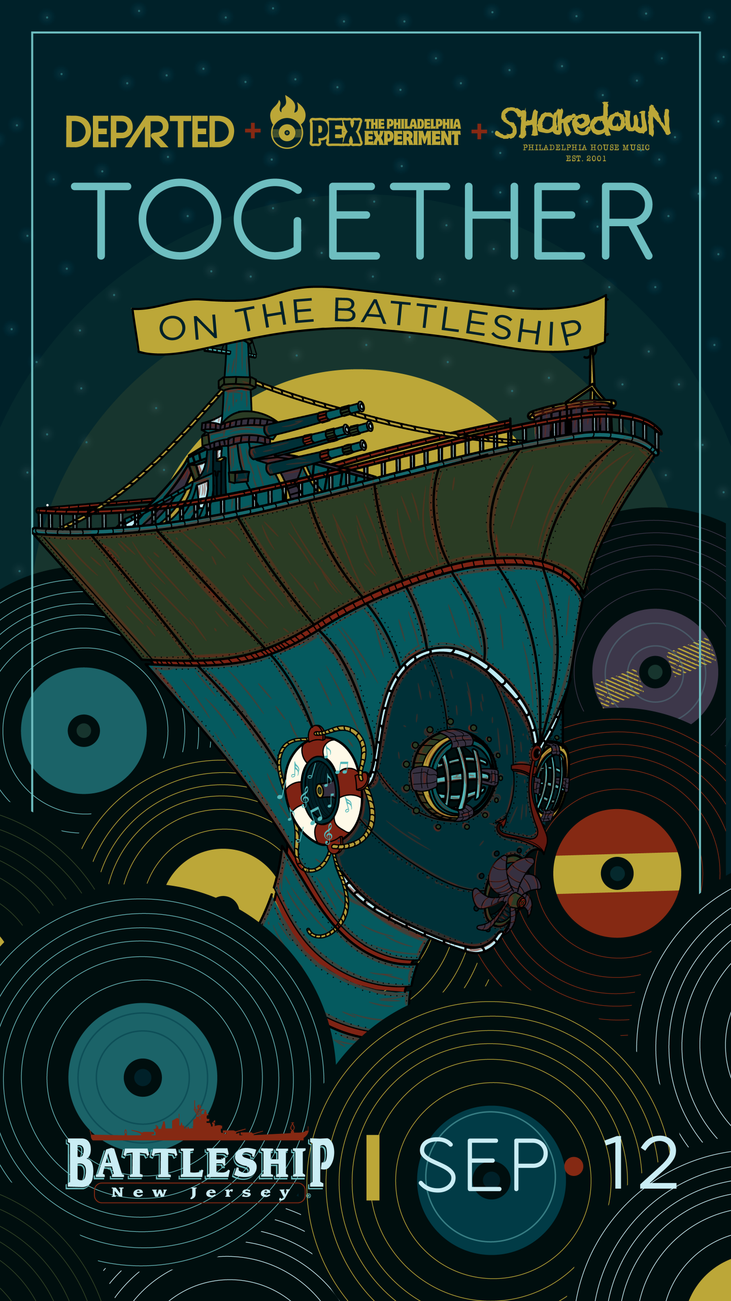 Together on the Battleship